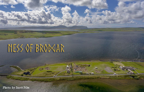 Ness of Brodgar Aerial